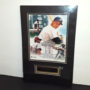c BOSTON RED SOX 1999 CARL YASTRZEMSKI BOSTON RED SOX PHOTO FILE SIGN…